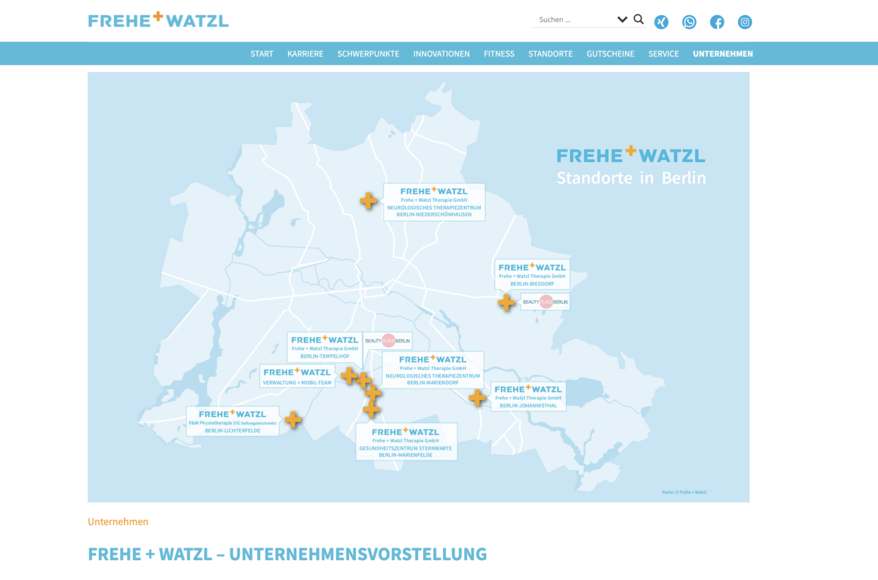 Website Unternehmensvorstellung