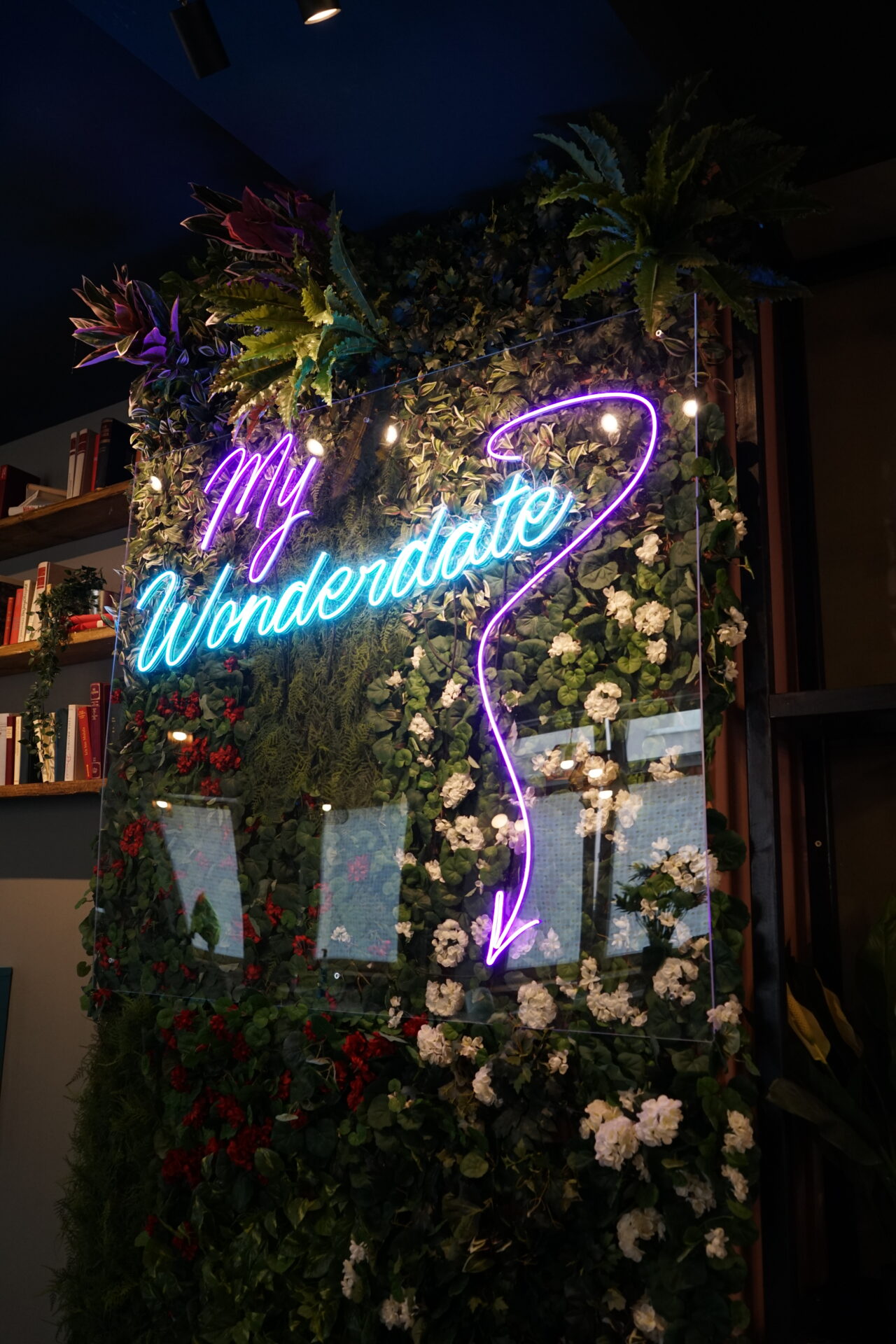 Neonschrift Innen